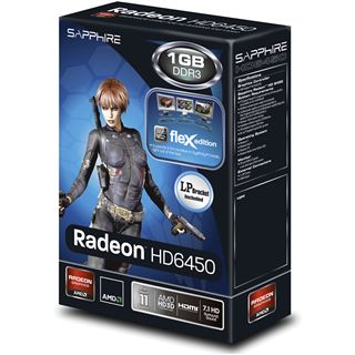 1GB Sapphire Radeon HD 6450 Flex HD Passiv PCIe 2.0 x16 (Lite Retail)