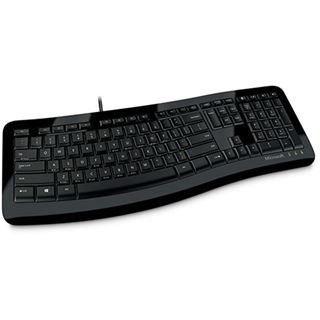 Microsoft Comfort Curve Keyboard 3000 USB Polnisch schwarz