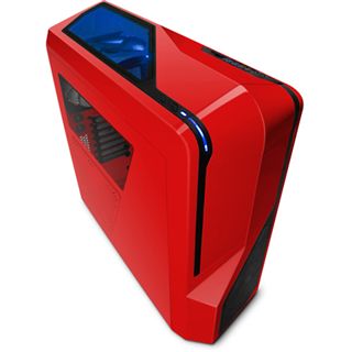 NZXT Phantom 410 mit Sichtfenster Midi Tower ohne Netzteil rot