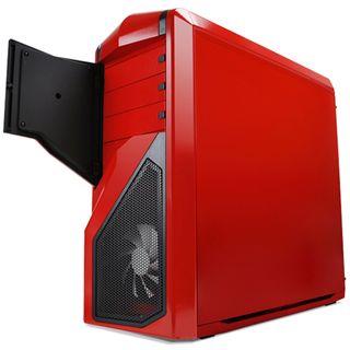 NZXT Phantom 410 mit Sichtfenster Midi Tower ohne Netzteil rot