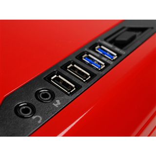 NZXT Phantom 410 mit Sichtfenster Midi Tower ohne Netzteil rot