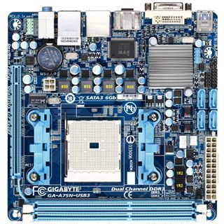 Gigabyte A75N-USB3 AMD A75 So.FM1 Dual Channel DDR3 Mini-ITX Retail
