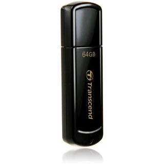 64 GB Transcend JetFlash 350 schwarz USB 2.0