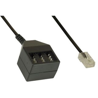 (&euro;24,50*/1m) 0.20m InLine ISDN Adapterkabel RJ45 Stecker auf NFN