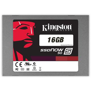 16GB Kingston SSDNow S50 2.5" (6.4cm) SATA 3Gb/s MLC asynchron