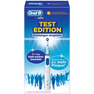 Braun elektrische Zahnbürste Oral-B Test-Editon box