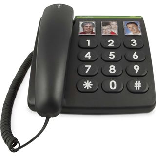 Doro Gro&szlig;tastentelefon PhoneEasy 331ph schwarz