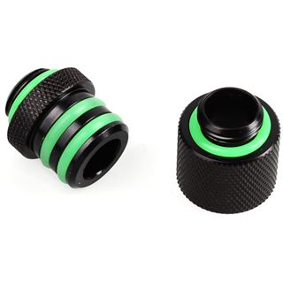 Bitspower Schnellverschluss gerade 1x Gewinde G1/4" matt schwarz