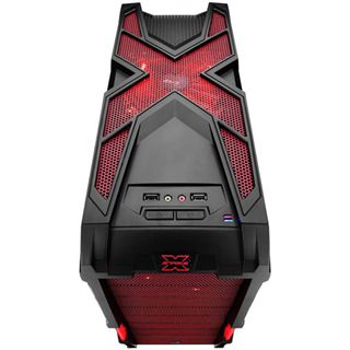 AeroCool Strike-X Advance Devil Red Midi Tower ohne Netzteil