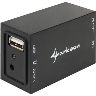 Sharkoon Netzwerkadapter USB und LAN Port 100 Giga