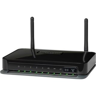 Netgear WLAN Router Modem NETGEAR DGN2200B (300/4P/USB/AnnexB)