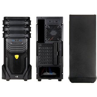 AeroCool VS-3 Advance Midi Tower ohne Netzteil schwarz