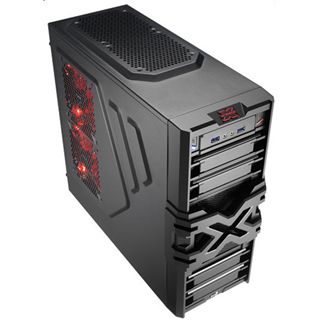 AeroCool Strike-X One Advance Midi Tower ohne Netzteil schwarz