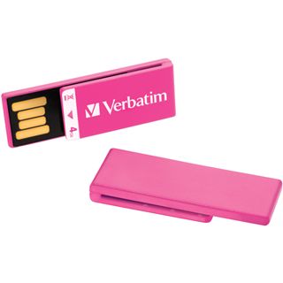 4 GB Verbatim Clip-it USB Drive pink USB 2.0
