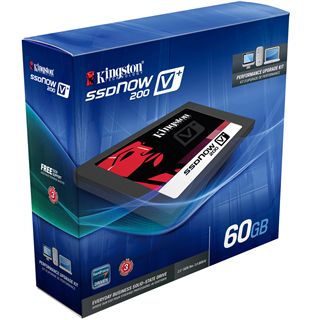 60GB Kingston SSDNow V+ 200 Kit 2.5" (6.4cm) SATA 6Gb/s MLC