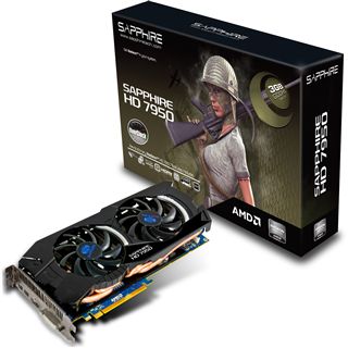 3GB Sapphire Radeon HD 7950 OC Aktiv PCIe 3.0 x16 (Retail)