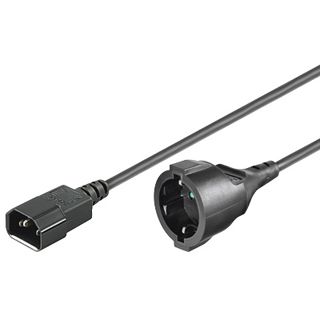 0.10m Good Connections Stromkabel Verl&auml;ngerungskabel