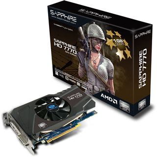 1GB Sapphire Radeon HD 7770 GHz Edition Aktiv PCIe 3.0 x16 (Lite