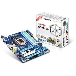 Gigabyte GA-Z77M-D3H Intel Z77 So.1155 Dual Channel DDR3 mATX Retail