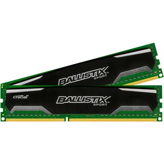 4GB Crucial Ballistix Sport DDR3-1600 DIMM CL9 Dual Kit