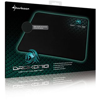 Sharkoon Drakonia Gaming Mat 355 mm x 255 mm schwarz