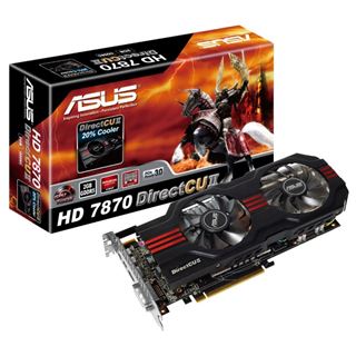 2GB Asus Radeon HD 7870 DirectCU II Aktiv PCIe 3.0 x16 (Retail)