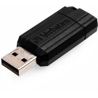 64 GB Verbatim PinStripe schwarz USB 2.0