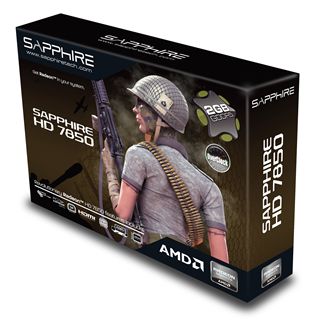 2GB Sapphire Radeon HD 7850 OC Aktiv PCIe 3.0 x16 (Full Retail)