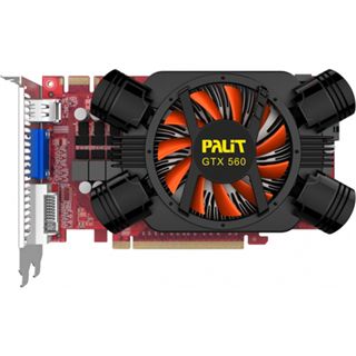 1GB Palit GeForce GTX 560 OC Aktiv PCIe 2.0 x16 (Retail)