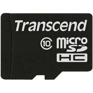 32 GB Transcend microSDHC Class 10 Retail inkl. Adapter