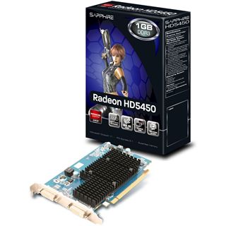 1GB Sapphire Radeon HD 5450 Passiv PCIe 2.1 x16 (Lite Retail)