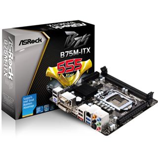 ASRock B75M-ITX Intel B75 So.1155 Dual Channel DDR3 Mini-ITX Retail