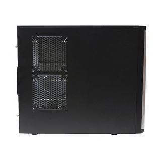 Cooler Master Elite 372 Midi Tower ohne Netzteil schwarz