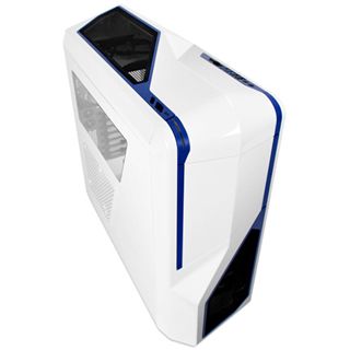 NZXT Phantom 410 Midi Tower ohne Netzteil weiss/blau