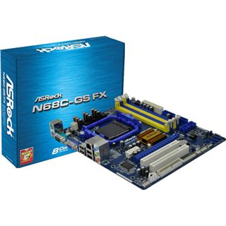 ASRock N68C-GS FX NVIDIA nForce 630a So.AM3+ Dual Channel DDR2/DDR3