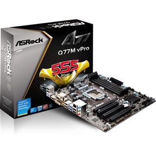 ASRock Q77M vPro Intel Q77 So.1155 Dual Channel DDR3 mATX Retail