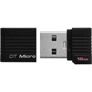 16 GB Kingston DataTraveler Micro schwarz USB 2.0