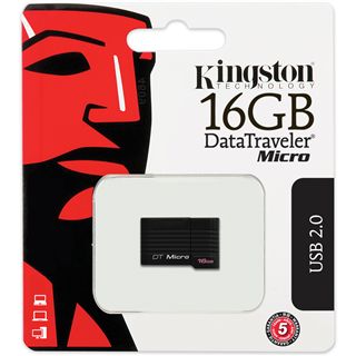 16 GB Kingston DataTraveler Micro schwarz USB 2.0