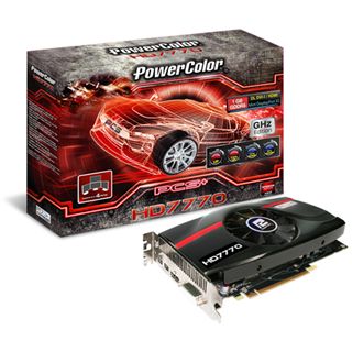 1GB PowerColor Radeon HD 7770 PCS+ Aktiv PCIe 3.0 x16 (Retail)