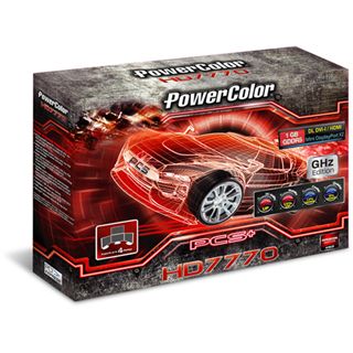 1GB PowerColor Radeon HD 7770 PCS+ Aktiv PCIe 3.0 x16 (Retail)