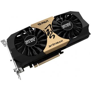 2GB Palit GeForce GTX 670 JetStream Aktiv PCIe 3.0 x16 (Retail)