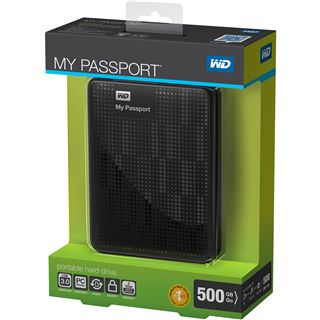 500GB WD My Passport WDBKXH5000ABK-EESN 2.5" (6.4cm) USB 3.0