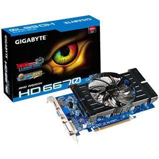 2GB Gigabyte Radeon HD 6670 Experience Series Aktiv PCIe 2.1 x16