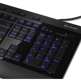 Sharkoon Nightwriter USB Deutsch schwarz (kabelgebunden)