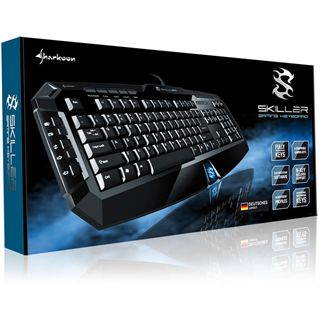 Sharkoon Skiller USB Deutsch schwarz (kabelgebunden)