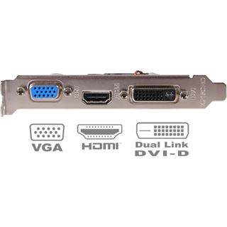 2GB Club 3D GeForce GT 640 Low Profile Aktiv PCIe 3.0 x16 (Retail)