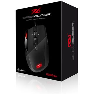 Sharkoon DarkGlider USB schwarz (kabelgebunden)