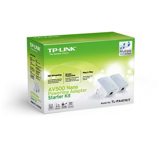 TP-Link Powerline AV500 Mini Adapter Starter Kit 500 MBit/s 1x LAN
