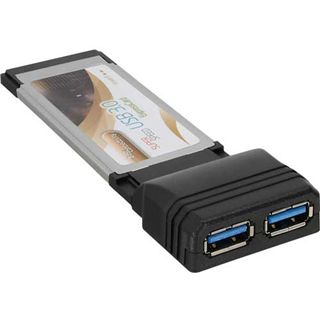 InLine PCMCIA Express Card, USB 3.0 2-port