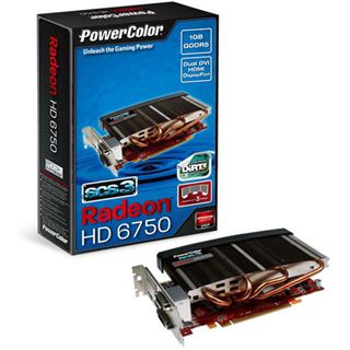1GB PowerColor Radeon HD 6750 SCS3 Passiv PCIe 2.1 x16 (Retail)